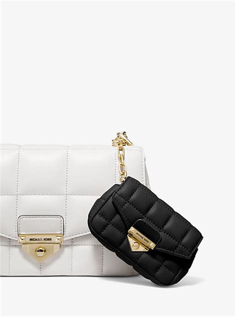 michael kors soho quilted leather bag charm|MICHAEL MICHAEL KORS .